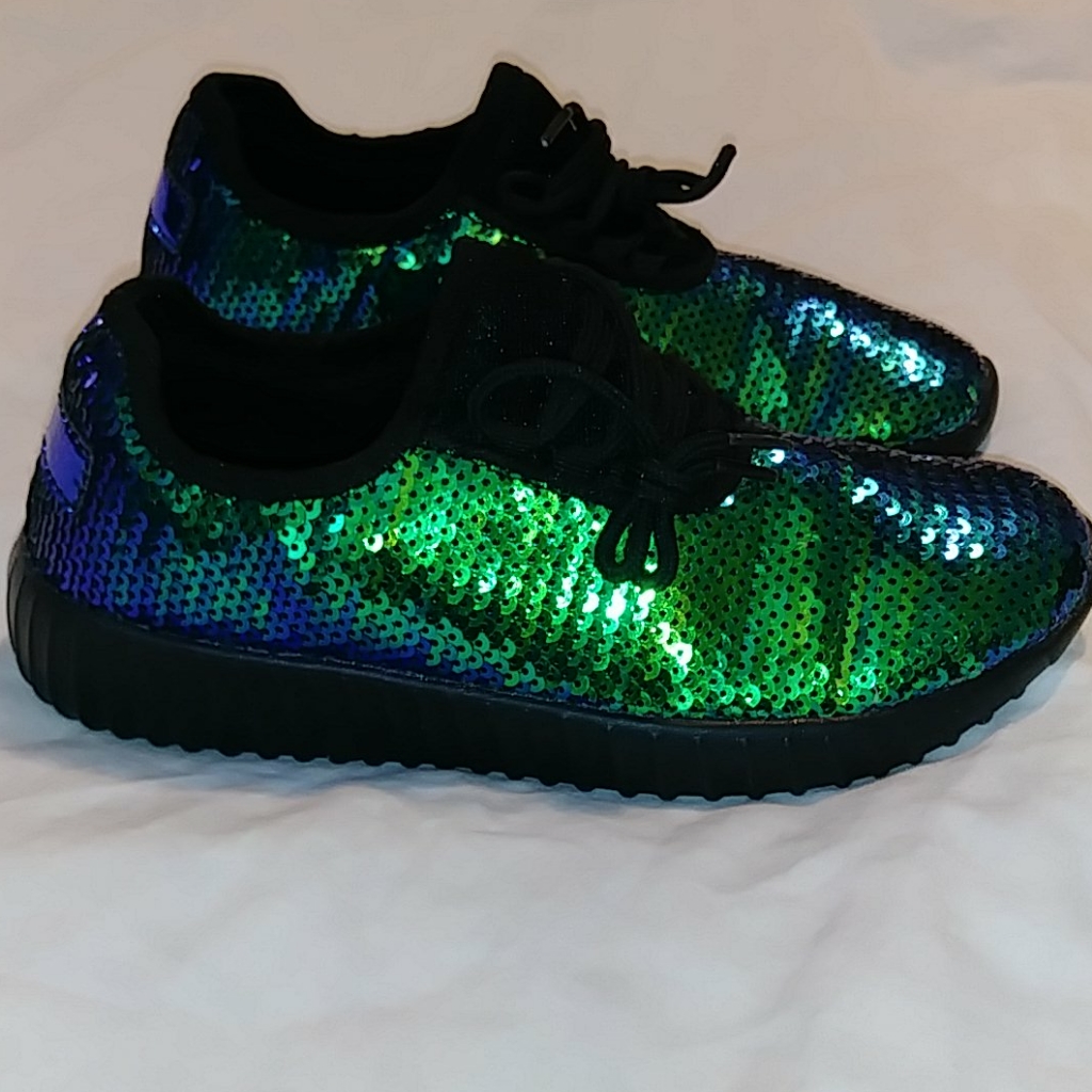 Size 4 Sequin Sneakers
